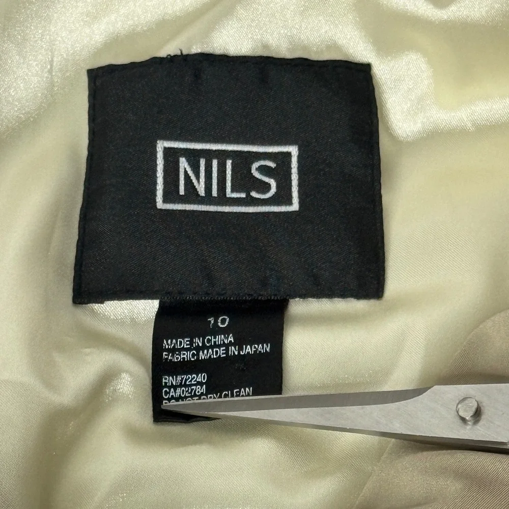NILS Insulated Ski Jacket Snowboard Jacket Beige Size‎ 10
